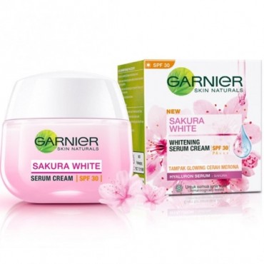 Garnier Sakura White Whitening Serum Cream SPF30 (50ml)