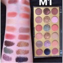 Miss Rose 18 Colors Matte+Glitter+Shimmer Eyeshadows Palette