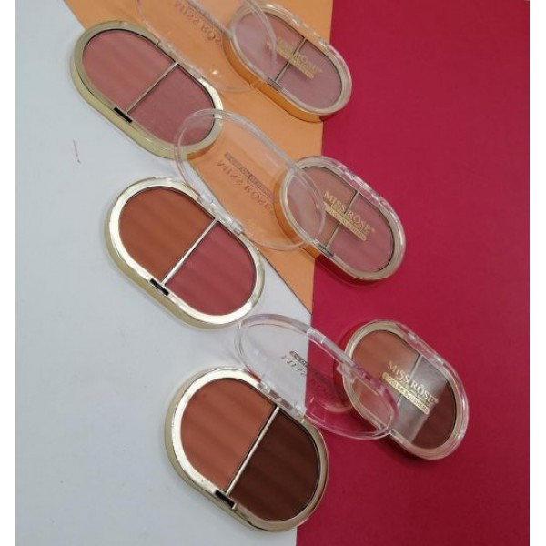 Miss Rose 2 in 1 Matte Blush on Gold Packing